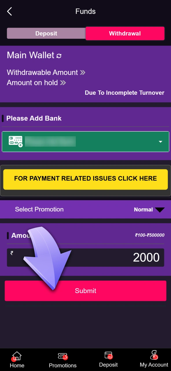 Review your withdrawal request before finalizing it at Dhamakaplay.