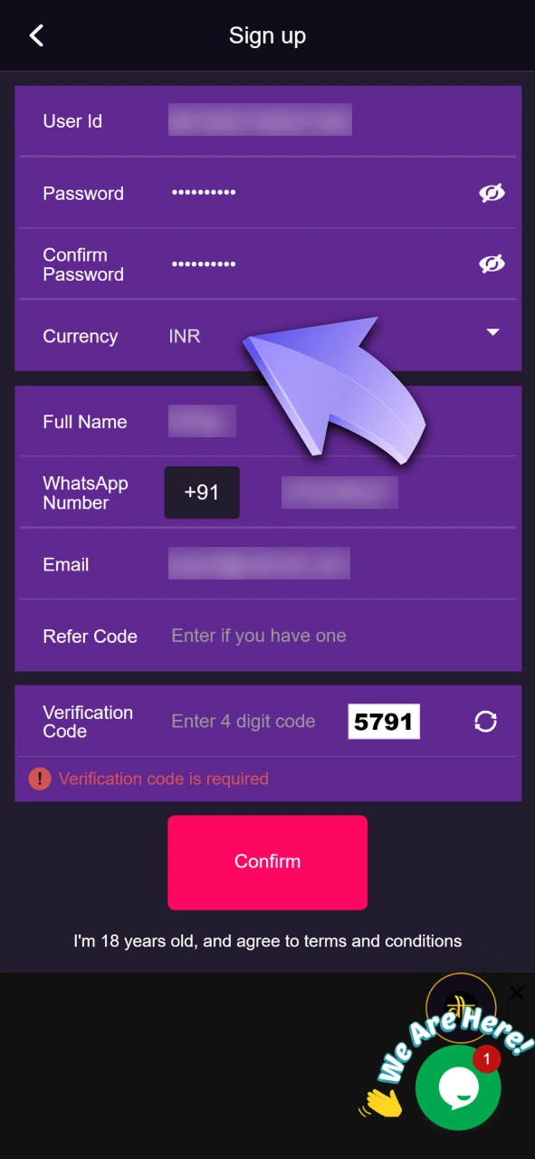 Choose your registration method to join Dhamakaplay today.