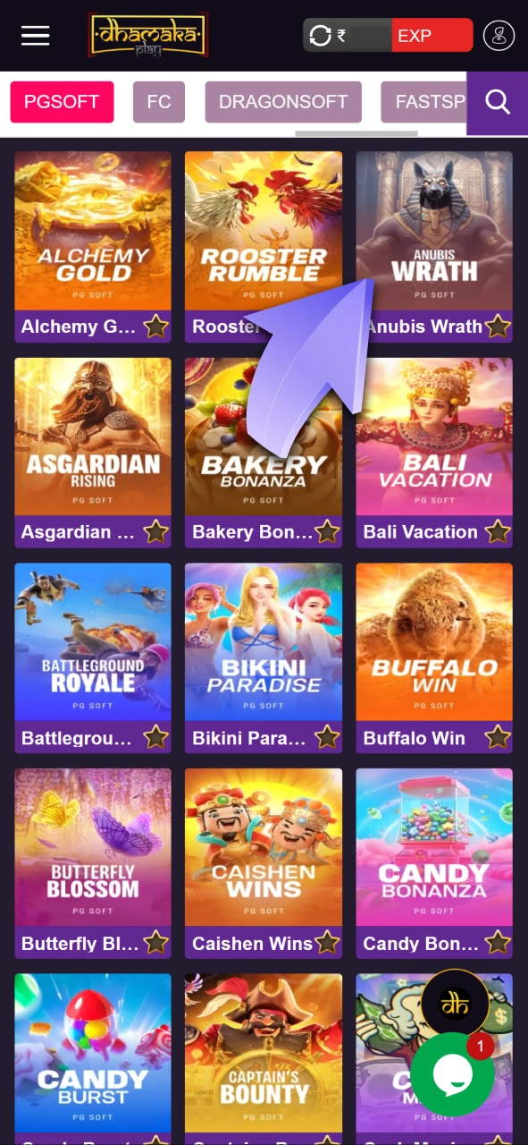 Choose from a wide variety of exciting slots at Dhamakaplay.