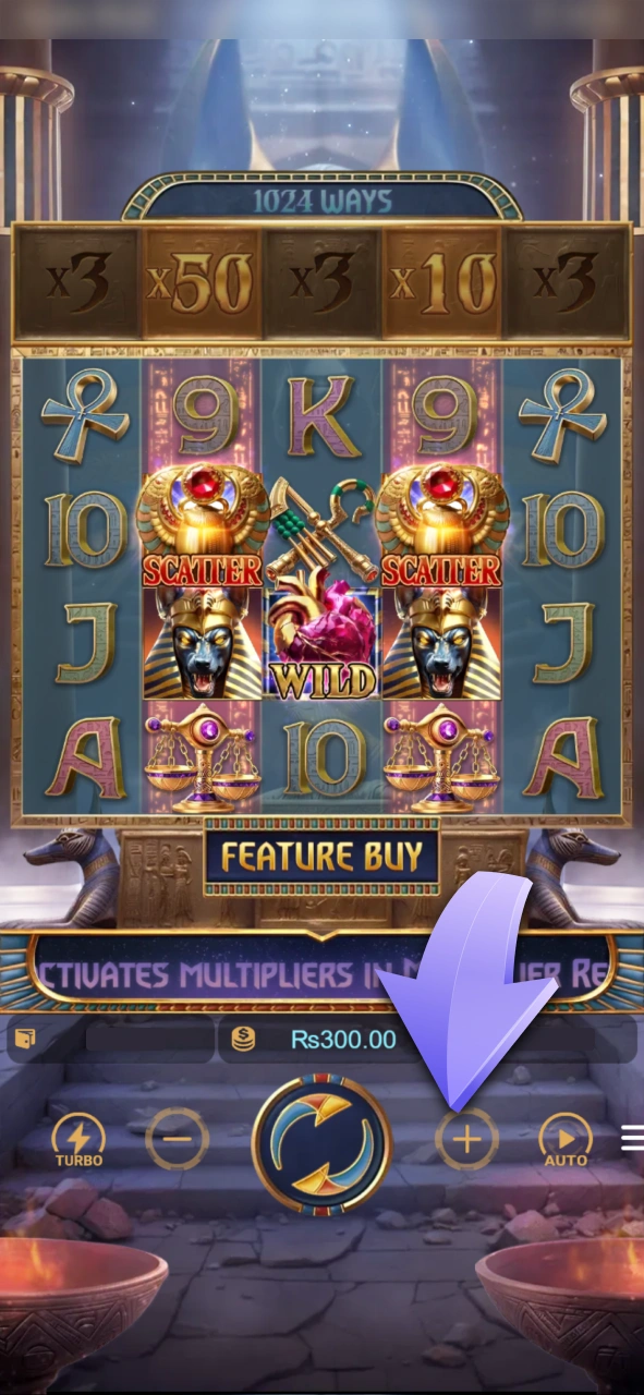 Set your bet amount and start spinning the slots at Dhamakaplay.